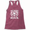 biker t shirt cafe racers ton up boys rockers greasers rock Racerback Tank