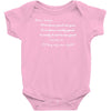 dear santa i'll buy my own stuff Baby Onesie