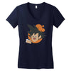 kaka carrot cake Women's V-Neck T-Shirt