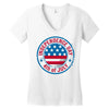 usa fourth of july Women's V-Neck T-Shirt