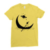 On The Moon Ladies Fitted T-Shirt