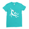 flying rudolph Ladies Fitted T-Shirt
