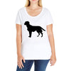 dog Ladies Curvy T-Shirt