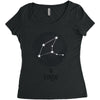 Virgo Zodiac Sign Minimal Design Women's Triblend Scoop T-shirt