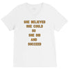 she believed V-Neck Tee