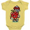 apple a day Baby Bodysuit