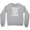 yoga pose post Crewneck Sweatshirt