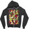 sangria summer Zipper Hoodie