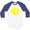 ninja crossing sign 3/4 Sleeve Shirt