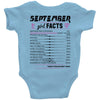 September Girl Facts Virgo Baby Onesie