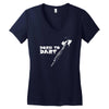 born to dart pfeil arrow bullseye triple double 180 club profi Women's V-Neck T-Shirt