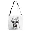 you shall not pass go Adjustable Strap Totes
