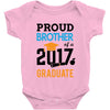 Class of 2017 Proud Brother Graduation Baby Onesie