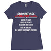 Smartass January Girl Ladies Fitted T-Shirt