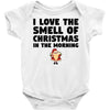 smell of christmas in the morning Baby Bodysuit