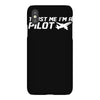 trust me, i'm a pilot   captain airplane flight crew plane airport tee iPhoneX Case