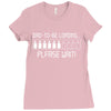 dad to be loading please wait Ladies Fitted T-Shirt