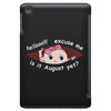 August Peeking Out Baby Girl iPad Mini