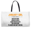 January Girl Hated By Many Weekender Totes