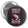 Funny fishing Pin-back button