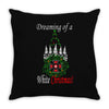 dreaming of a white christmas Throw Pillow