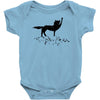 the coolest wolf moment ever Baby Bodysuit