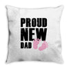 proud new girl Throw Pillow