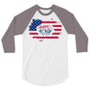 happy 4th of july 3/4 Sleeve Shirt