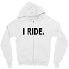 i ride Zipper Hoodie