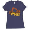 dig deep gold rush Ladies Fitted T-Shirt