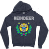 reindeer christmas Zipper Hoodie