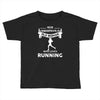 who loves running1 Toddler T-shirt