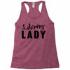 library lady Racerback Tank