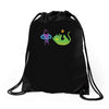 foiled again Drawstring Bags