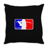 michonne nba style Throw Pillow