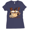 hot chocolate time! Ladies Fitted T-Shirt