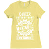 Cancer Hated By Many Wanted By Plenty Ladies Fitted T-Shirt