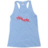 carnivore logo red Racerback Tank
