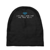 i'm only here for the wifi internet   coffee cafe web geeky tech guy t Baby Beanies