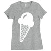 ice cream cone funny Ladies Fitted T-Shirt