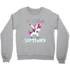 september born unicorns Crewneck Sweatshirt