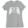 letter f with wings Ladies Fitted T-Shirt
