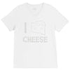 i love cheese V-Neck Tee