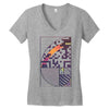 once golden Women's V-Neck T-Shirt