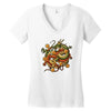 neverending dragonz Women's V-Neck T-Shirt