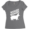 hangry Women's Triblend Scoop T-shirt