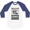 Never Underestimate A Granddad With An Engineer Degree 3/4 Sleeve Shirt