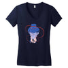 red string of fate Women's V-Neck T-Shirt