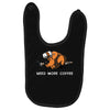 need more coffee Baby Bibs