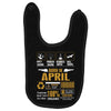 Born April  Multitasking Problem Solving Tees Baby Bibs